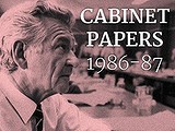 CABINET PAPERS 1986-87