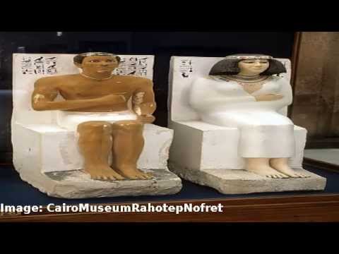 JustInEgypt.com - Ancient Egyptian statues in the Cairo Egyptian Museum - Egypt