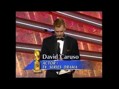 David Caruso Wins Best Actor TV Series Drama - Golden Globes 1994