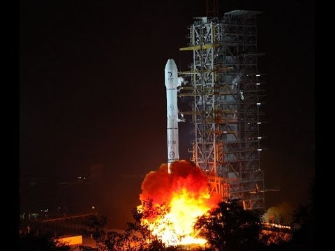 Complete Launching Footage: Chang'e -3 'Jade Rabbit' Lunar Landing mission