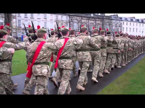 Scots Black Watch Homecoming Parade Perth Perthshire Scotland April 20th