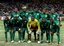 Burkina Faso players pose for a team photo before their African Cup of Nations semifinal match with Ghana Wednesday, Feb. 6 2013 at the Mbombela stadium in Nelspruit, South Africa.