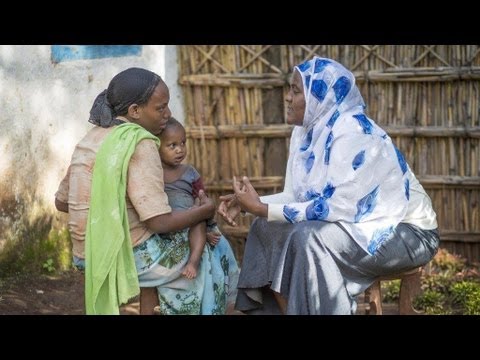 Health care extension workers in Ethiopia help address child mortality