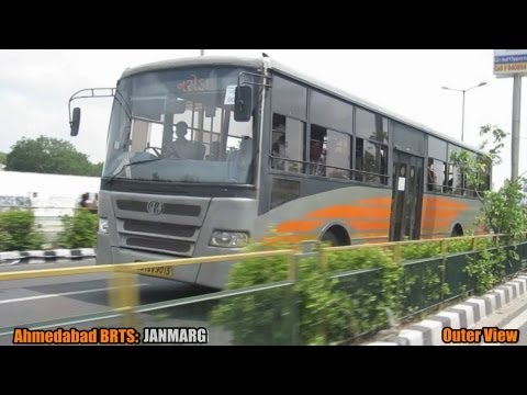 World's Best: Ahmedabad BRTS- JANMARG in Gujarat, India!