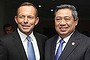 Fairfax News- 03/07/12-lndonesian President Susilo Bambang Yudhoyono and Leader of the opposition Tony Abott in Darwin after bilateral meetings between Australia and Indonesia in Darwin.
Photo Glenn Campbell