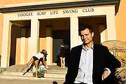 AFR. Pic of Matt Thislewaite who is a current Labor Senator for NSW and is giving that up to stand for Peter Garrett's seat in Sydney. Pic by Nic Walker. Photographed outside the Coogee Surf Lifesaving club. Date 2nd July 2013.