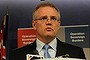 Immigration minister Scott Morrison and General Angus Campbell at the weekly Sovereign Borders update in the CBD Sydney
smh news
photos Ben Rushton
December 6 2013
