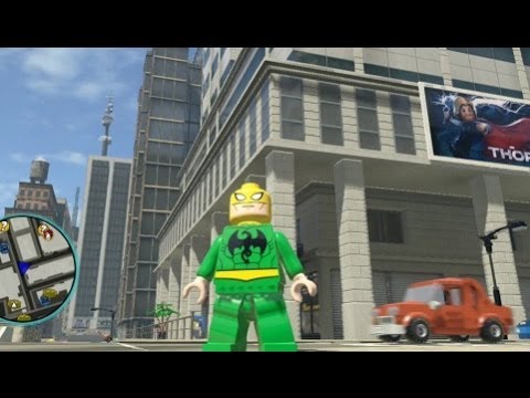 LEGO Marvel Super Heroes - Unlocking Iron Fist + Gameplay (Character Token Guide)