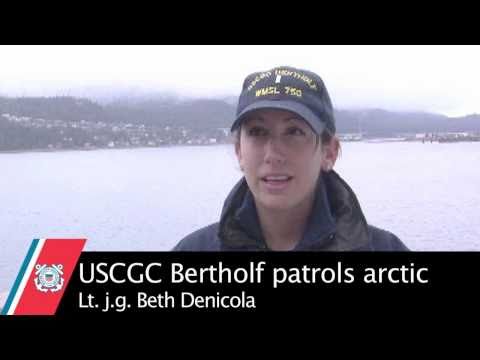 CGC Bertholf patrols the arctic for the first time