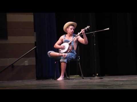 Hillbilly Banjo Player in the Talent Show