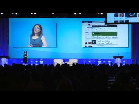 Facebook COO Sheryl Sandberg at Nielsen Consumer 360