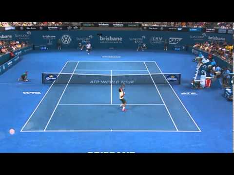 Roger Federer v Jeremy Chardy - Highlights Men's Singles Semi Finals: Brisbane International 2014