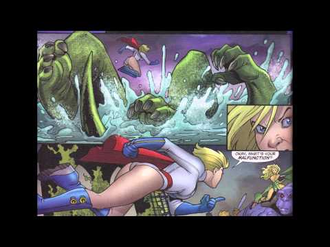 Power girl Graphic Novel Four girls night out