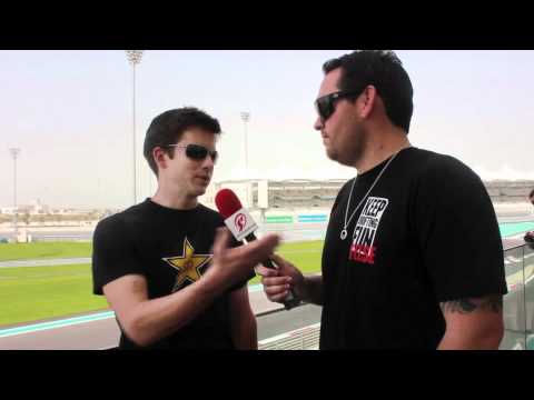 Yas Marina Formula Drift Interviews  Tanner Foust