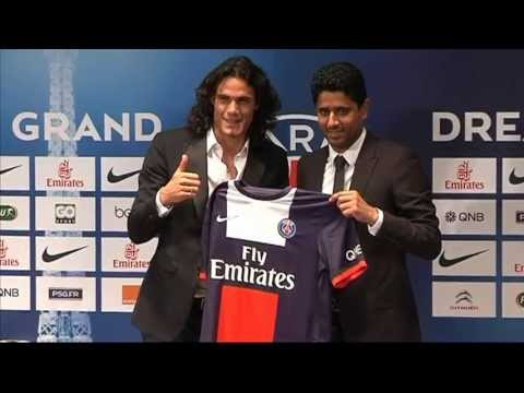 Primer día de Edinson Cavani con el PSG