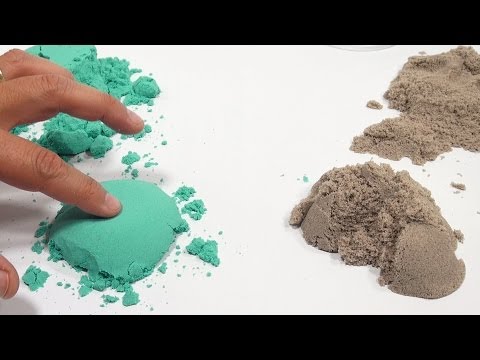 Comparing Moon Sand to Brookstone Sand