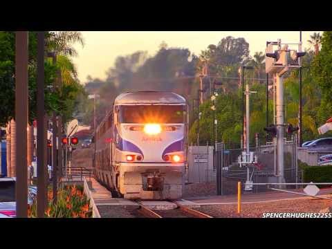 HD HIGH SPEED!!! Amtrak Trains in Encinitas, CA (November 9th, 2013) + 3 BONUS SHOTS !!!