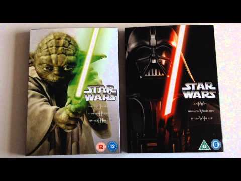 STAR WARS DVD BOX SETS - PREQUEL TRILOGY & ORIGINAL TRILOGY - AT ASDA & TESCO