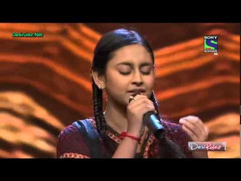 Debanjana Karmakar  Indian Idol Junior singing Dholna