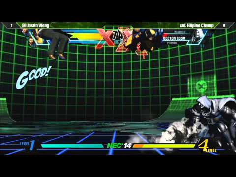 UMVC3 Loser's Final EG Justin Wong vs coL FilipinoChamp - Northeast Championships 14