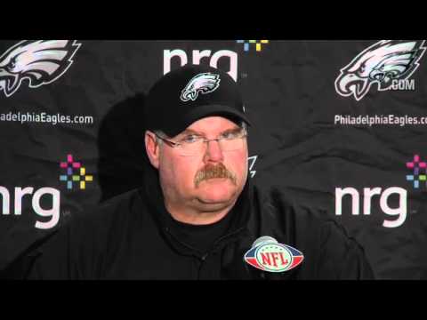 Philadelphia Eagles Head Coach  Andy Reid Interview Over The WIN Over the New York Giants