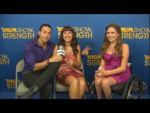 MDA SHOW of STRENGTH: Ace Young & Diana DeGarmo Blue Carpet Interview