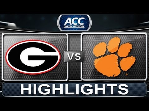 #5 Georgia vs #8 Clemson | 2013 ACC Football Highlights | ACCDigitalNetwork