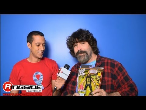 Mick Foley Ringside Collectibles INTERVIEW Cactus Jack Mattel WWE Wrestling Figures May 2013 HOF