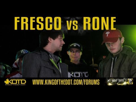 KOTD - Rap Battle - Fresco vs Rone