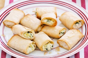 Ricotta and spinach pillows