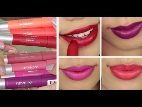 First Impression Review & Demo | New Revlon Matte Balms