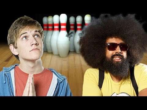 Reggie Watts Plays a Cat Board & Bowls w/ Bo Burnham, Garfunkel & Oates -- All Star Bowling