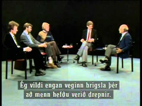 Milton Friedman on RUV (Icelandic State Television) in1984