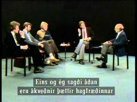 Milton Friedman Debates on Icelandic State Television (1984) 1/2