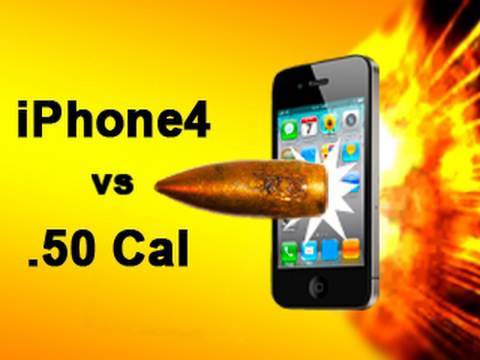 iPhone 4 vs .50 Cal Sniper Rifle iPhone 4s: Tech Assassin RatedRR