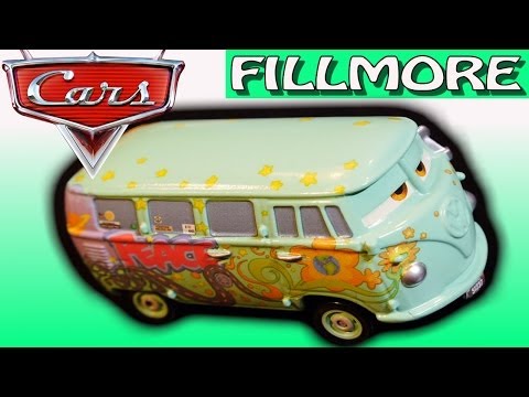 DISNEY PIXAR CARS 2 MOVIE FILLMORE - Disney Cars Diecast Toys 2013 Wheel Well!