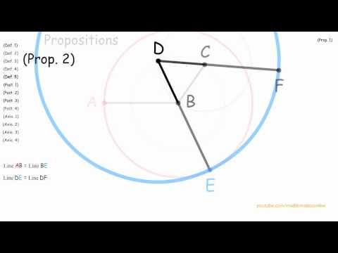 Euclid's elements: proposition 2