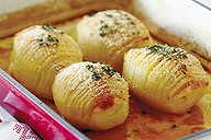 Hasselback potatoes.