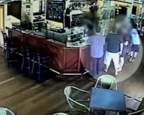 CCTV footage from the Yandina Hotel.