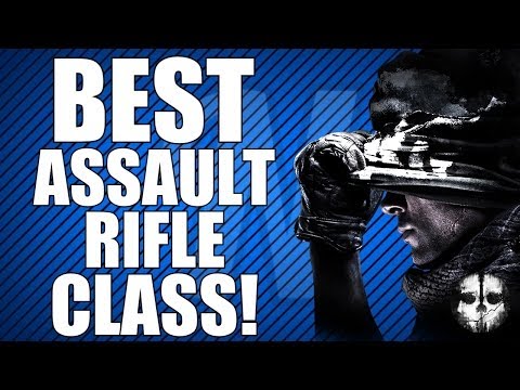 COD Ghosts: BEST ASSAULT RIFLE CLASS SETUP! 