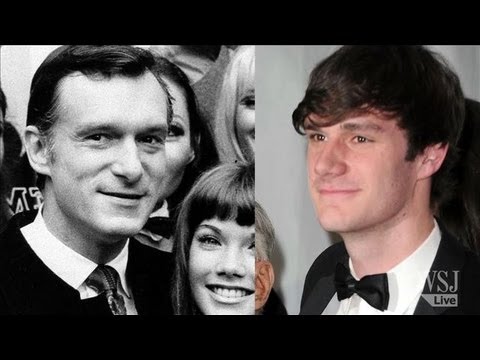 Playboy's Hugh Hefner and Son Talk Succession