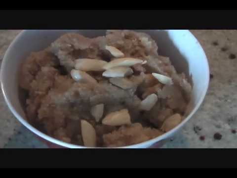 Sooji Halwa recipe, Indian Pudding (dessert recipe)