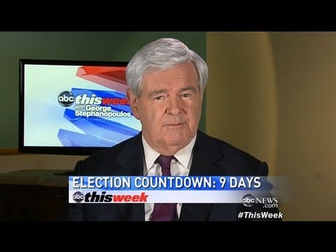 Newt Gingrich 'This Week' Interview: Richard Mourdock's Comments Reflect 'Virtually Every Catholic'