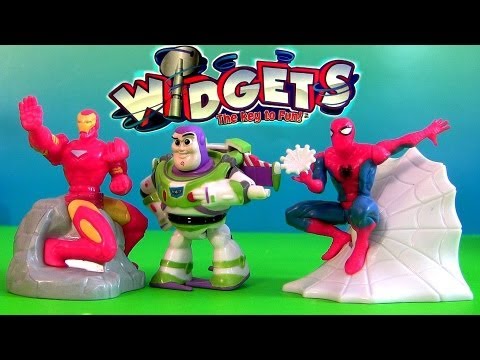 Widgets Toys Spider-Man, Iron Man, Buzz Lightyear Disney Pixar Marvel Avengers Wind-up toy