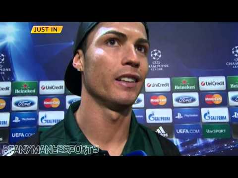 Manchester United v Real Madrid - Cristiano Ronaldo Post Match Interview