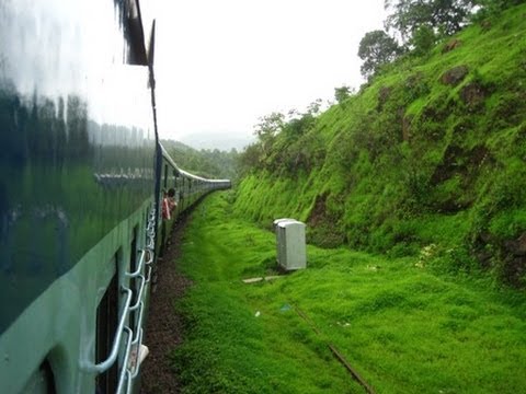 Beautiful Konkan Railways in Monsoon. सुंदर कोकण रेल्वे