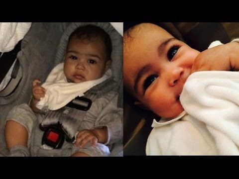 Kim Kardashian and North West: Eyebrow-gate