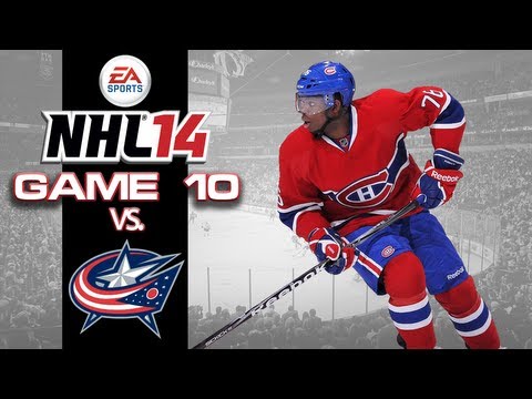 Let's Play NHL 14 - Game 10 vs Columbus Blue Jackets - Short Handed Magic