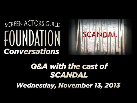 Conversations with the cast of SCANDAL