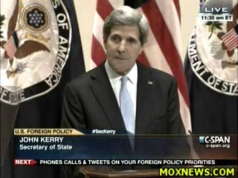 John Kerry In His First Speech As Secretary Of State Spoke About U.S. Foreign Policy Challenges